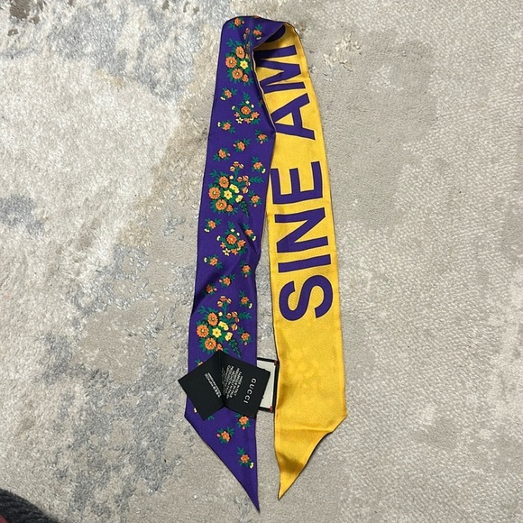 GUCCI Sine Amore Nihil Silk Bandeau - Picture 2 of 7